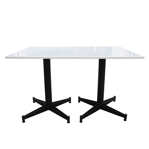 테이블-283 / 철제십자쌍다리테이블 카페/업소용 디자인 식탁