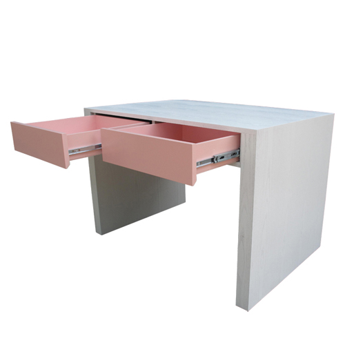 테이블-370 / 서랍테이블 핑크 카페/업소용 디자인 책상