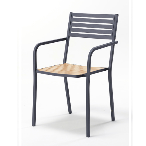 야외용의자-098 / 105수지목체어 업소/카페용 야외용 테라스 의자